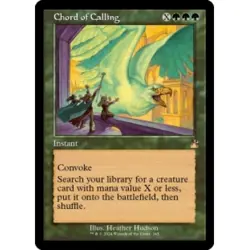 CHORD OF CALLING (RETRO FRAME) Ravnica Remastered Magic MTG MINT CARD - Image 1