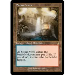 STEAM VENTS (RETRO FRAME) Ravnica Remastered Magic MTG MINT CARD - Image 1