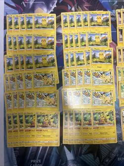 100x Pikachu Pokemon TCG Non Holo Card Lot - As Shown - Multiples - Various Sets - Image 2