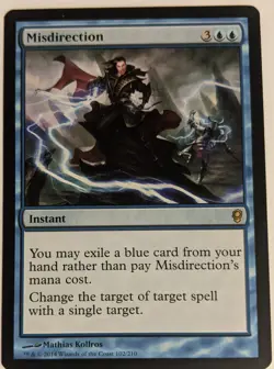 MTG English Magic Card Near Mint MISDIRECTION from Conspiracy - Image 1