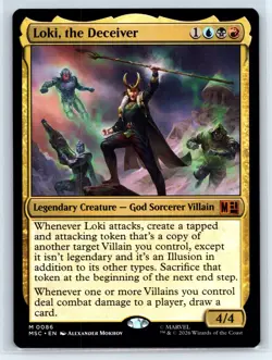 Loki, the Deceiver - NM - Commander: Marvel Super Heroes - MTG - MSC - Image 1