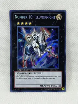 Yugioh! Number 10: Illumiknight - Secret Rare - Limited - CT08-EN004 - NM - Image 1