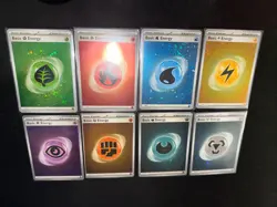 151 Cosmos Holo Energy Set 8 Card NM Full Set Collection Pokemon SV SVE 001-008 - Image 3
