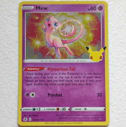 The Pokemon Company Pokemon TCG Mew Celebrations Holo Rare 011/025 EN - Image 1