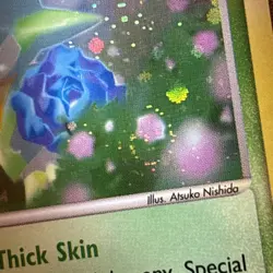 Pokemon TCG Roselia EX Dragon Holo Rare (SWIRL) 9/97 NM Condition - Image 2