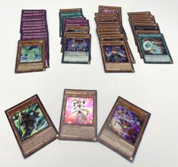 Lot of 46 Cards Yu Gi Oh Yugioh 3 Foil Prisma Holo 43 Commons 1996 LP - Image 2