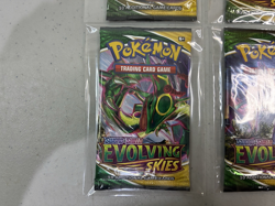 Lot of 4 - Pokemon TCG Evolving Skies Booster Packs - Full Art Work Set - New - Image 4