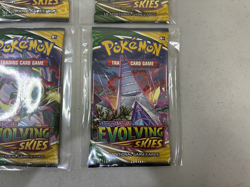 Lot of 4 - Pokemon TCG Evolving Skies Booster Packs - Full Art Work Set - New - Image 5