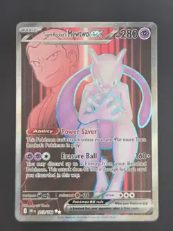 Team Rocket's Mewtwo ex - 213/182 SV10: Destined Rivals Pokemon TCG NM - Image 1
