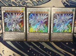 Yugioh Shooting Majestic Star Dragon Secret Rare BLGG-EN092 x3 - Image 1