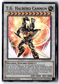 T.G. Halberd Cannon LC5D-EN216 Super Rare Legendary Collection 5D's Yu-Gi-Oh LP - Image 1