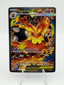 Mega Emboar ex 273/217 Special Illustration Rare Ascended Heroes Pokemon NM - Image 1