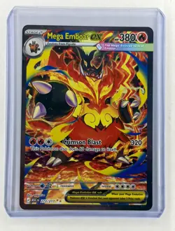 MEGA EMBOAR EX 273/217 SPECIAL ILLUSTRATION RARE ASCENDED HEROES POKEMON - Image 1