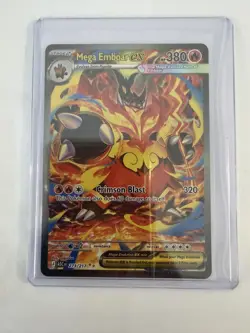 MEGA EMBOAR EX 273/217 SPECIAL ILLUSTRATION RARE ASCENDED HEROES POKEMON - Image 1