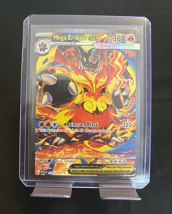 Pokemon ME: Ascended Heroes Mega Emboar ex 273/217 Special Illustration Rare SIR - Image 1