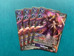 Tactimon EX10-055 Playset Sinister Order Digimon Card Game x4 - Image 1