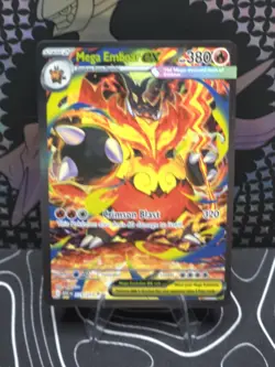 Pokemon TCG Ascended Heroes Mega Emboar ex Special Illustration Rare 273/217 - Image 1