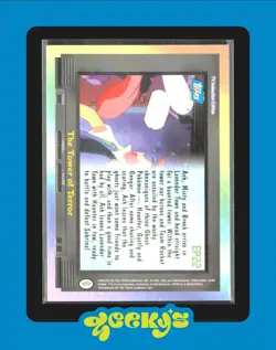 EP22 THE TOWER OF TERROR - BLUE LOGO - NON-HOLO - TOPPS POKEMON TV CARD - Image 2