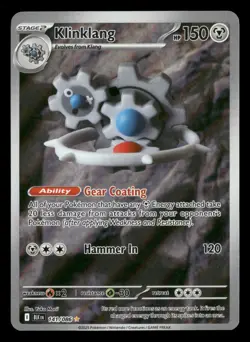 Klinklang - 141/086 - Illustration Rare - Black Bolt - Pokemon Card - NM/M - Image 1