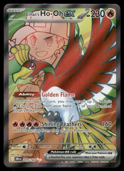 Pokemon Cards Ethan's Ho-Oh ex 209/182 Destined Rivals Ultra Rare NM *3 - Image 1