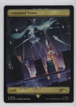 Hatsune Miku - Command Tower (Bonus Card) Foil Magic: Secret Lair Drop Series - Image 1
