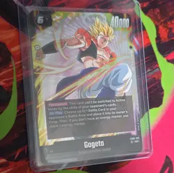 Bandai Dragon Ball Super Card Game Gogeta SR FB06-097 Foil English 6 Cost 40k - Image 1