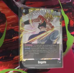 Bandai Dragon Ball Super Card Game Gogeta SR FB06-097 Foil English 6 Cost 40k - Image 3