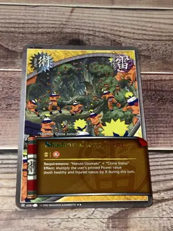 Naruto Collectible Card Game: Shadow Clone Jutsu 436 Foil Text 1st Edition - Image 1