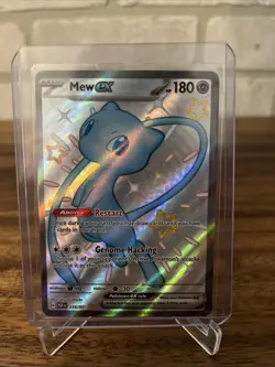 Pokemon TCG Shiny Mew EX Holo Card 216/091 Paldean Fates NM/Mint Condition - Image 1
