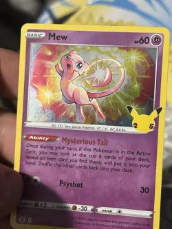 Mew - 011/025 - Pokemon Celebrations Holo Rare Card VLP - Image 2