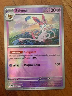 Pokemon TCG Sylveon 040/131 Prismatic Evolutions (Poke Ball Pattern) - Image 1