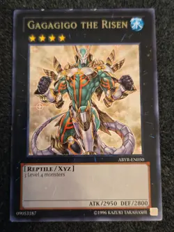 Yu-Gi-Oh TCG Gagagigo The Risen ABYR-EN050 Unlimited Regular Rare Card LP - Image 1