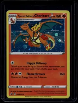 Pokemon TCG Special Delivery Charizard SWSH075 Sword & Shield Promo NM - Image 1