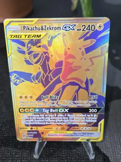 Pokemon TCG Pikachu & Zekrom GX SM248 SM Promos TAG TEAM GX Holo ENG - Image 4