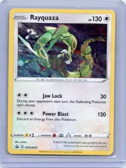 Rayquaza SWSH029 Holo Promo Sword & Shield Promo Pokemon Holo Near Mint - Image 1