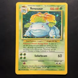 Pokemon Vintage Holo Venusaur 015/102 Base Set Wizards Of The Coast 1999 - Image 1