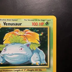 Pokemon Vintage Holo Venusaur 015/102 Base Set Wizards Of The Coast 1999 - Image 3