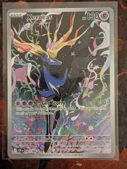Pokemon TCG Xerneas 091/086 Chaos Rising Holo English Illustration Rare - Image 1