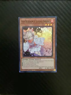 Yugioh Ash Blossom & Joyous Spring RA01-EN008 Super Rare 1st Edition NM - Image 1