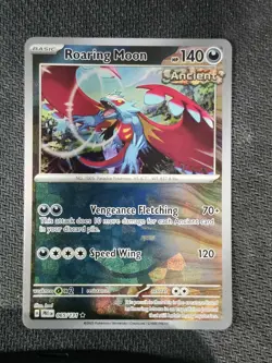 ROARING MOON - 065/131 - MASTERBALL - PRISMATIC EVOLUTIONS - RARE - POKEMON CARD - Image 1