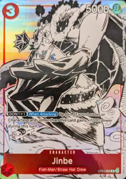 One Piece TCG Jinbe ST01-005 Gift Collection 2023 Promo Foil ENGLISH NM - Image 1