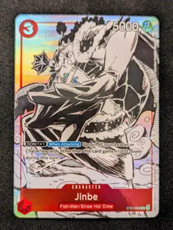 One Piece TCG Jinbe ST01-005 Gift Collection 2023 Promo Foil ENGLISH NM - Image 2