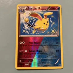 SHINY Azumarill - 77/114 Steam Siege REVERSE HOLO card 2016 Pokemon TCG - NM - Image 1