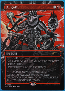 Abrade (Secret Lair Promo) FOIL MINT MTG MAGIC CARD (503220) ABUGames - Image 1