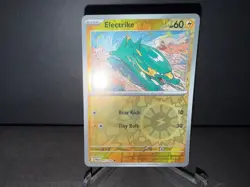 2025 Pokemon TCG Electrike 075 Destined Rivals Reverse Holo Card NM+ - Image 1
