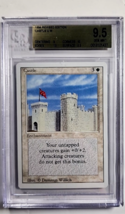 1994 MTG Magic the Gathering Revised Castle Vintage Card BGS 9.5 Gem Mint POP 7 - Image 1