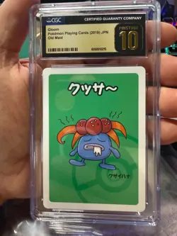 2019 Pokemon Japanese Gloom Old Maid Playing Card CGC 10 Pristine🔥🔥🚨🚨 - Image 1