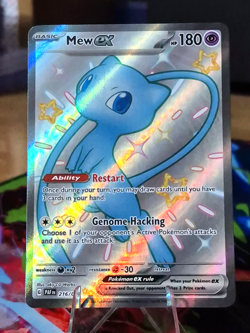 Mew ex - 216/091 - Shiny Ultra Rare - Paldean Fates - Pokemon Card - NM/M - Image 2
