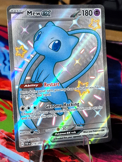 Mew ex - 216/091 - Shiny Ultra Rare - Paldean Fates - Pokemon Card - NM/M - Image 3