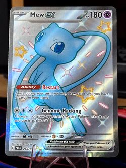 Mew ex - 216/091 - Shiny Ultra Rare - Paldean Fates - Pokemon Card - NM/M - Image 4
